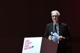 Brian Cookson at the 2016 Giro d'Italia route persentation