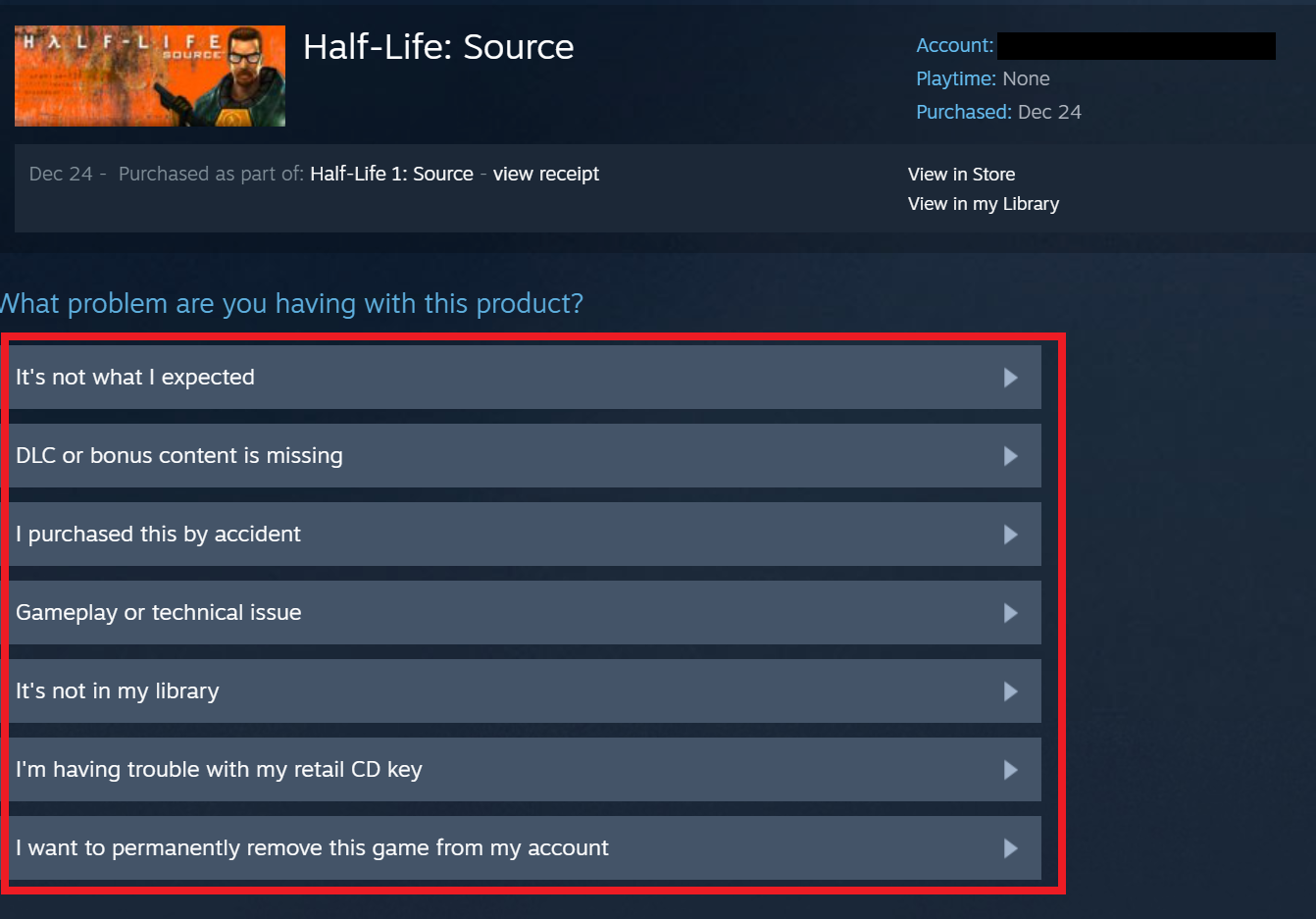 How to get a refund on Steam