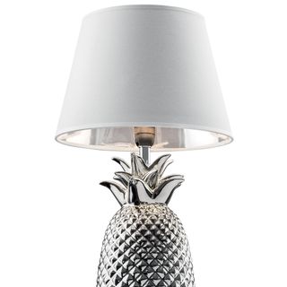 pineapple lamp in white