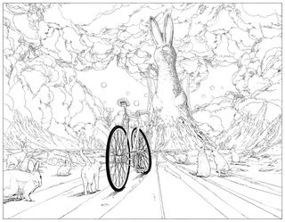 Review: The Bicycle Colouring Book