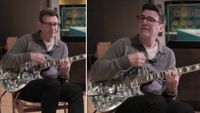 Andy Burbnham, the man poised to become the next UK Prime Minister, plays a guitar at Manchester Museum