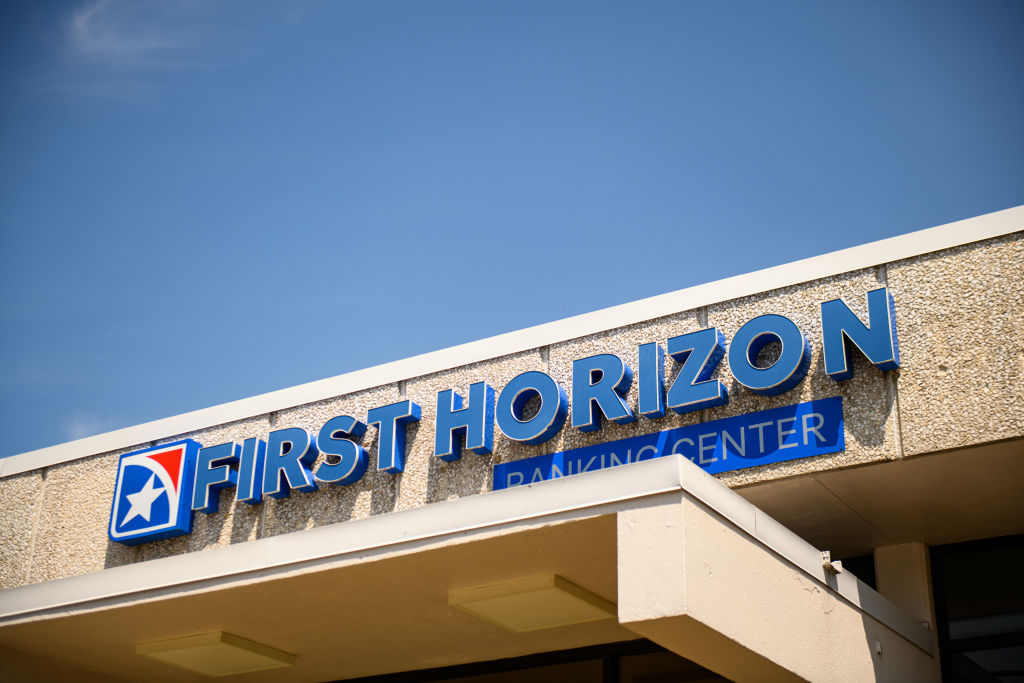 A First Horizon bank branch in East Nashville, Tennessee, US, on Tuesday, June 13, 2023.
