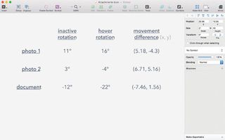 Recording X and Y values