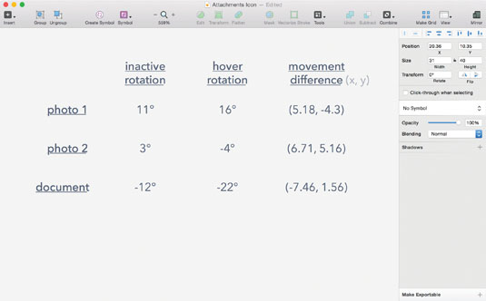 Recording X and Y values
