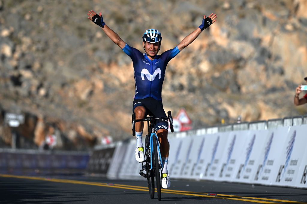 Einer Augusto Rubio won stage 3 at the UAE Tour