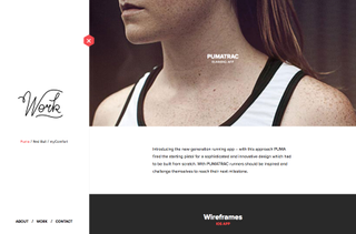 Melanie Daveid's portfolio site shows off her UX smarts superbly