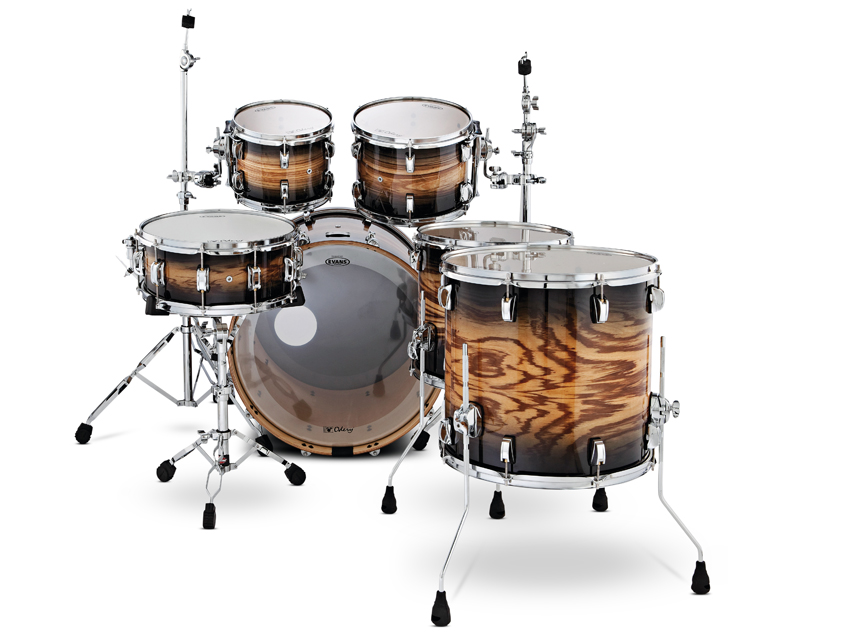 Birch is known as the focussed wood and the toms are certainly well-balanced.