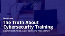 Purple whitepaper cover with image of laptop on a desk and a pair of fee with socks in the air