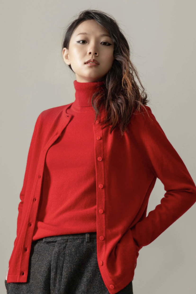 Kiltane, Women&#039;s Cashmere Polo Neck Jumper
