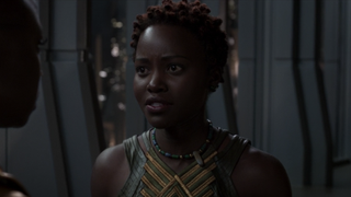 Lupita Nyong'o as Nakia in Black Panther