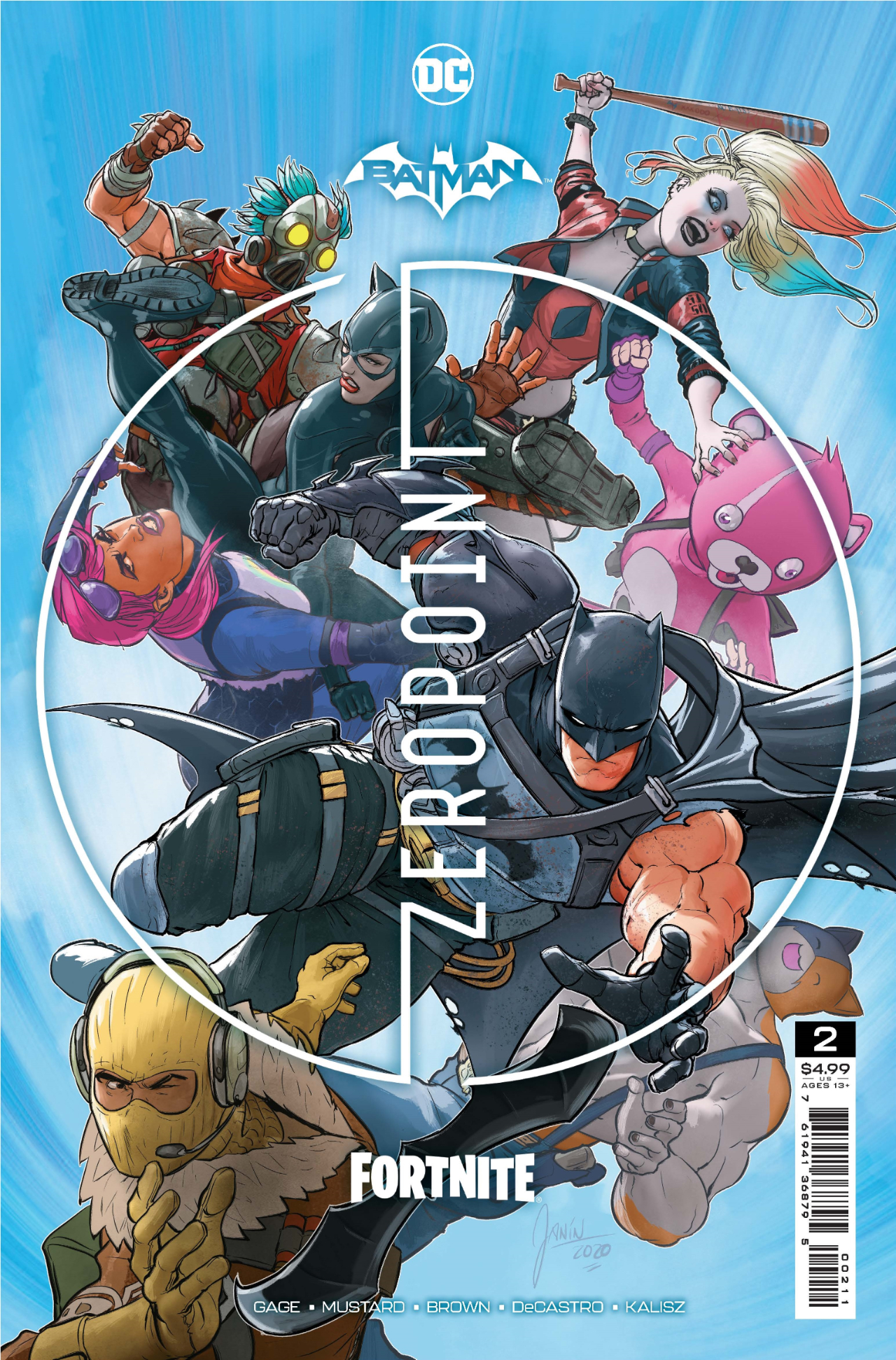 Batman/Fortnite: Zero Point covers