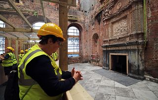 Clandon Park restoration work