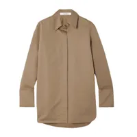 The Row Xime Cotton and Silk-blend Shirt, was £1,080 now £540 | Net-A-Porter