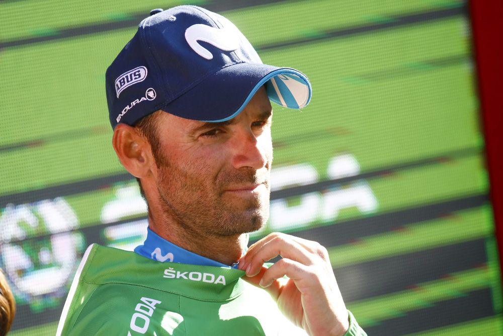 Alejandro Valverde (Movistar) also kept the green jersey