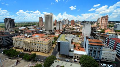 A view of the capital city of Paraguay, Asuncion.