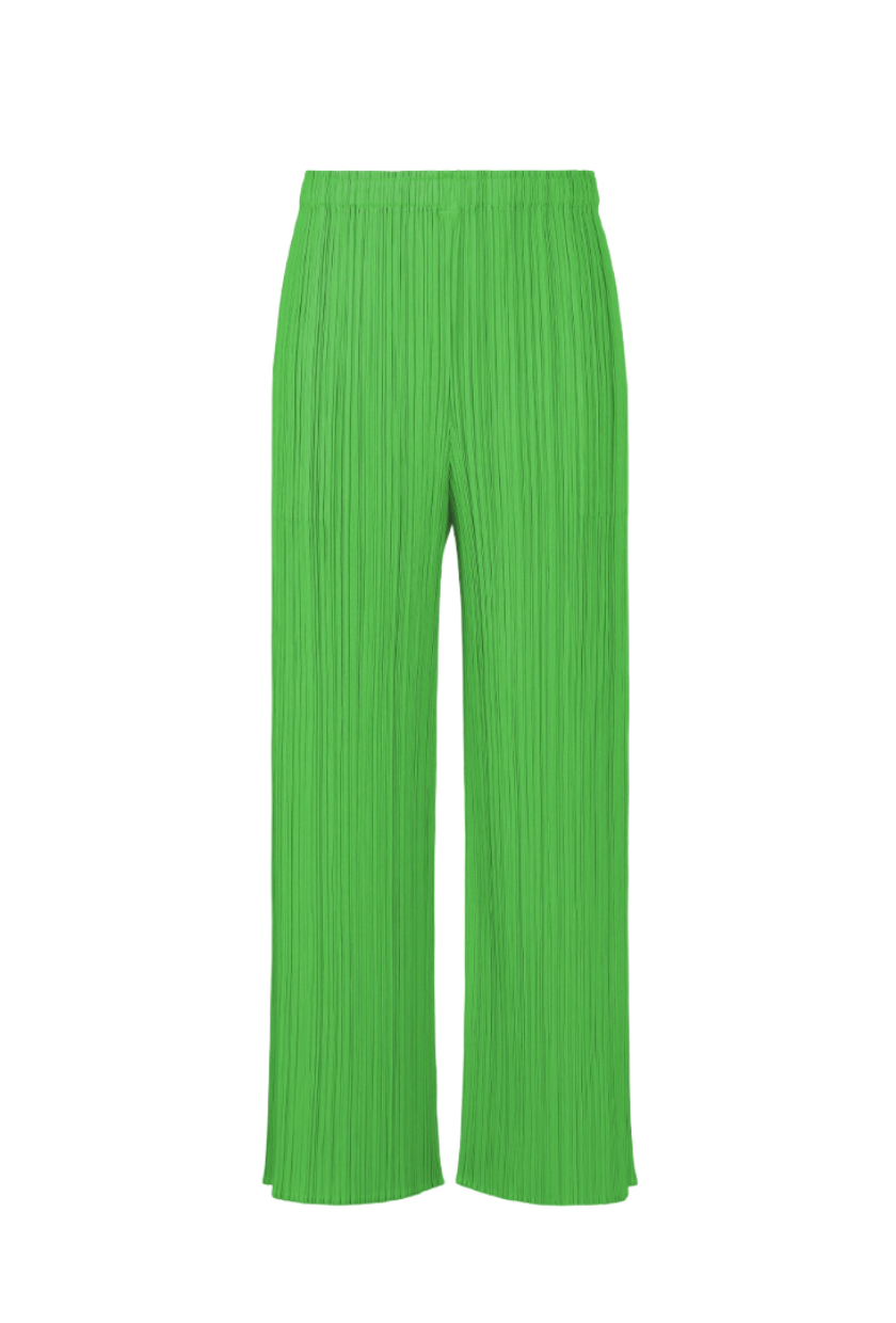 PLEATS PLEASE ISSEY MIYAKE, Monthly Colors : April Trousers Green