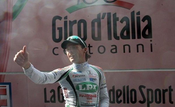 Thumbs up for Danilo Di Luca's stage win!