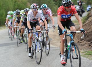 Chris Froome and Bradley Wiggins, Vuelta a Espana 2011, stage 11