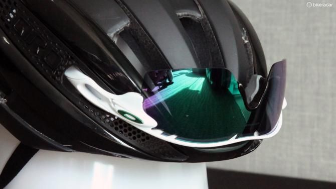 Giro acknowledges that not all glasses will fit well into the storage ports but that the company tested most popular brands and models
