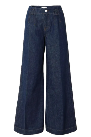 Frame High-Rise Wide-Leg Recycled Jeans (Were $300) 