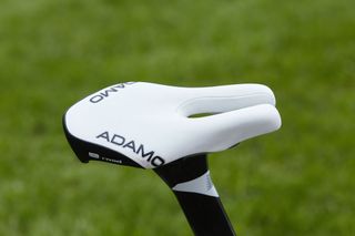 The time trial bike comes with an ISM Adamo saddle (Photo: Steve Behr)