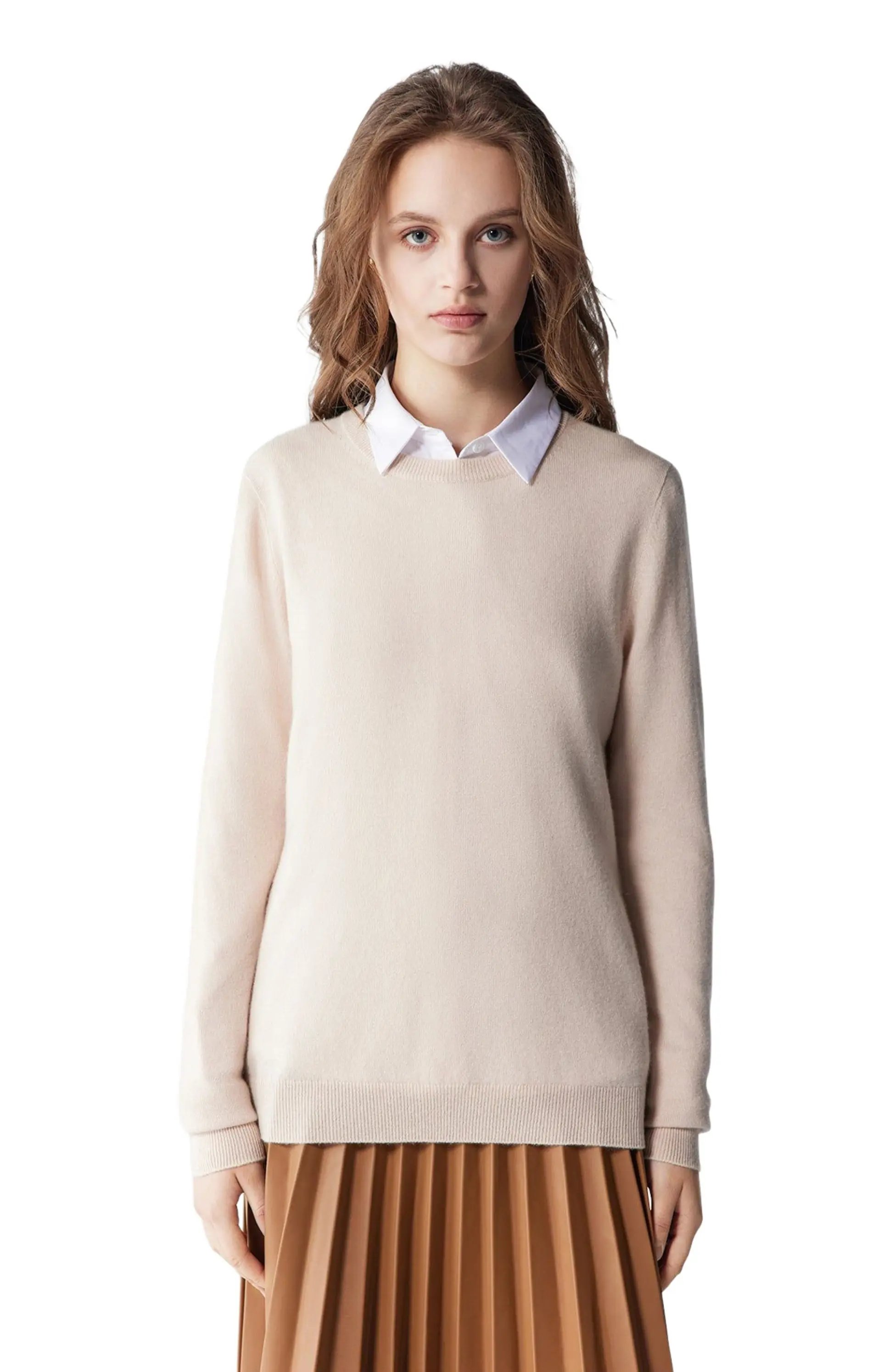 GOBI Mongolian Cashmere, Essential Cashmere Crewneck Sweater (Was $219)