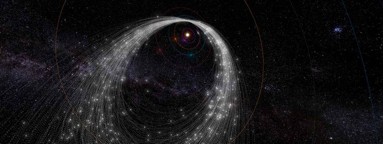 See Earth Fly Through Meteor Showers' Wandering, Warped Paths (Animation) |  Space