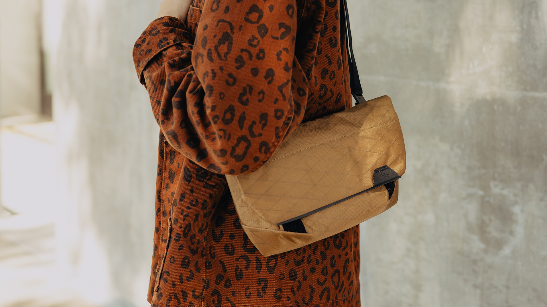 Peak Design product in new colourways in use