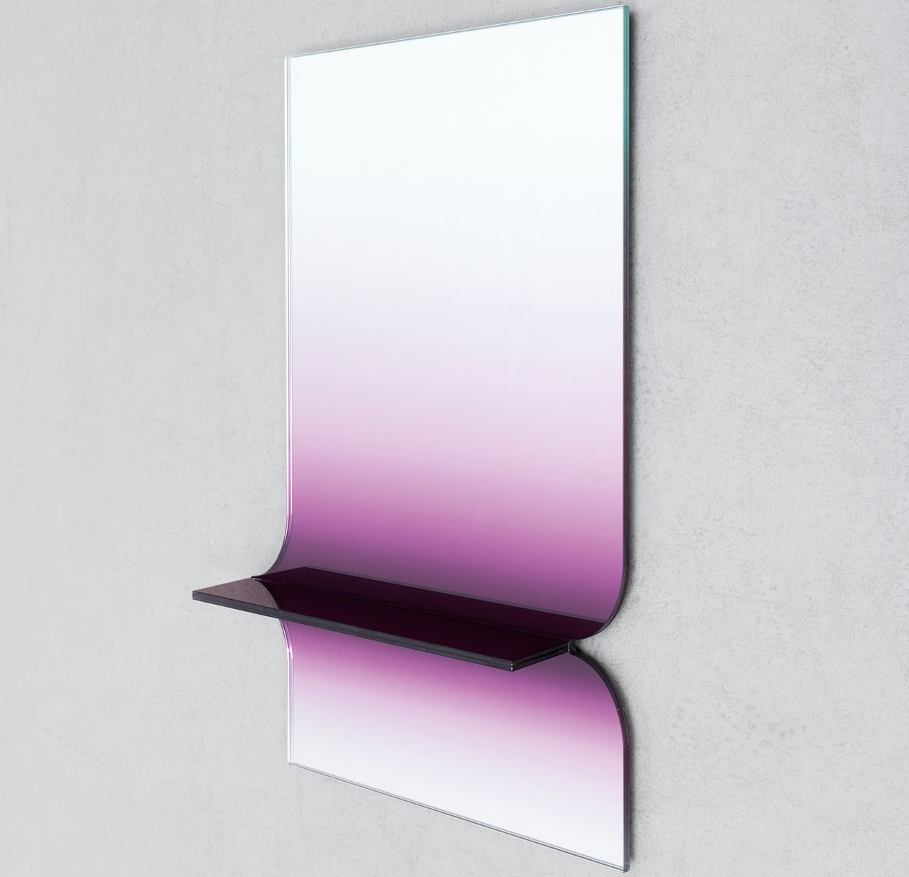 A neat gradient is used to morph this curved mirror (use the arrows to scroll through this gallery for more pictures)