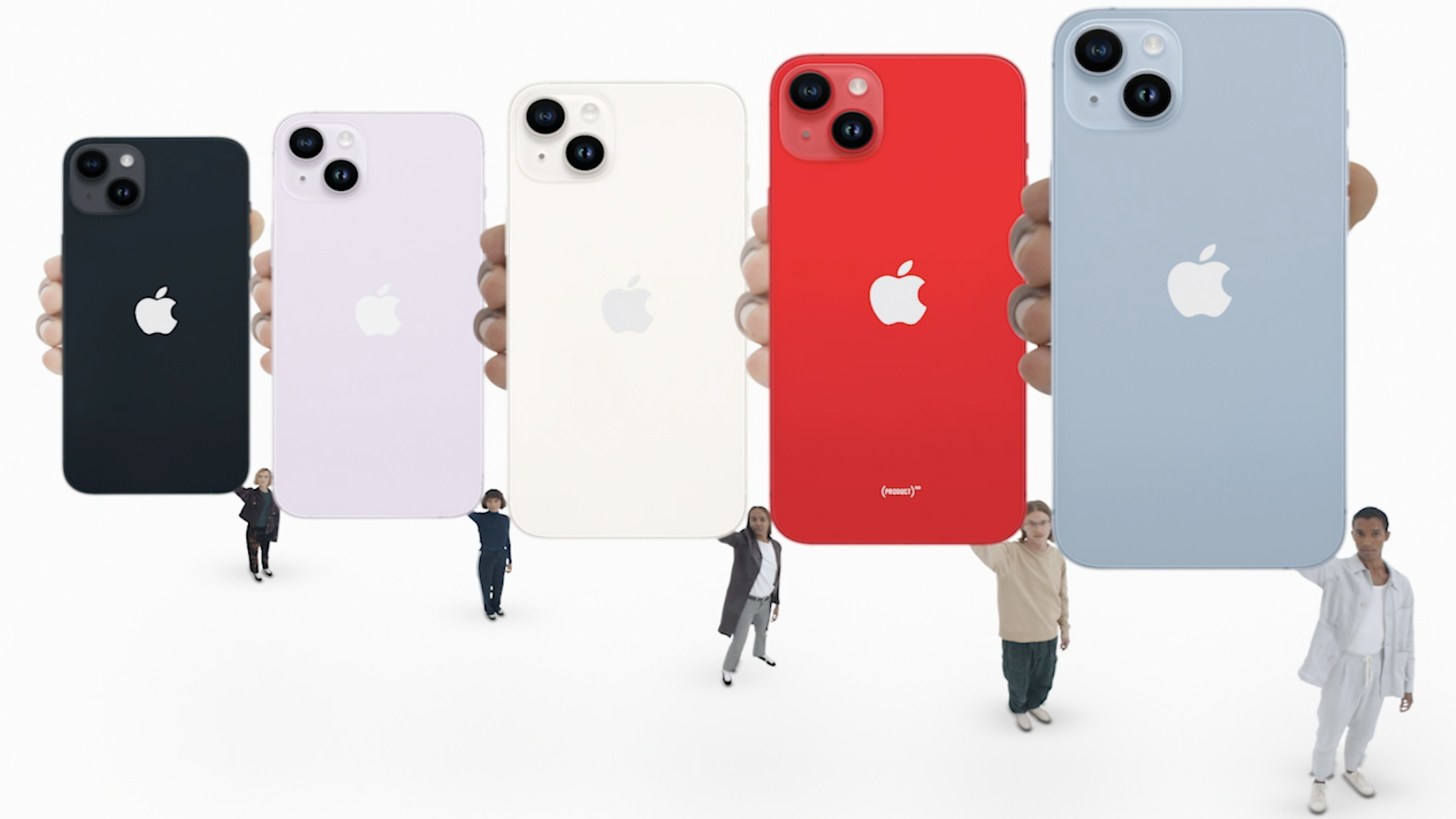All the colors of the iPhone 14
