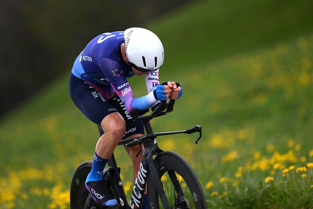 CHTELSAINTDENIS SWITZERLAND APRIL 28 Chris Froome of United Kingdom and Team IsraelPremier Tech sprints during the 76th Tour De Romandie 2023 Stage 3 a 1875km individual time trial stage from ChtelSaintDenis to ChtelSaintDenis UCIWT on April 28 2023 in ChtelSaintDenis Switzerland Photo by Dario BelingheriGetty Images