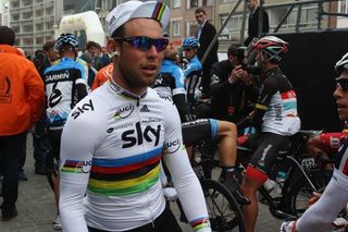 Mark Cavendish (Sky) enjoys racing in Belgium.