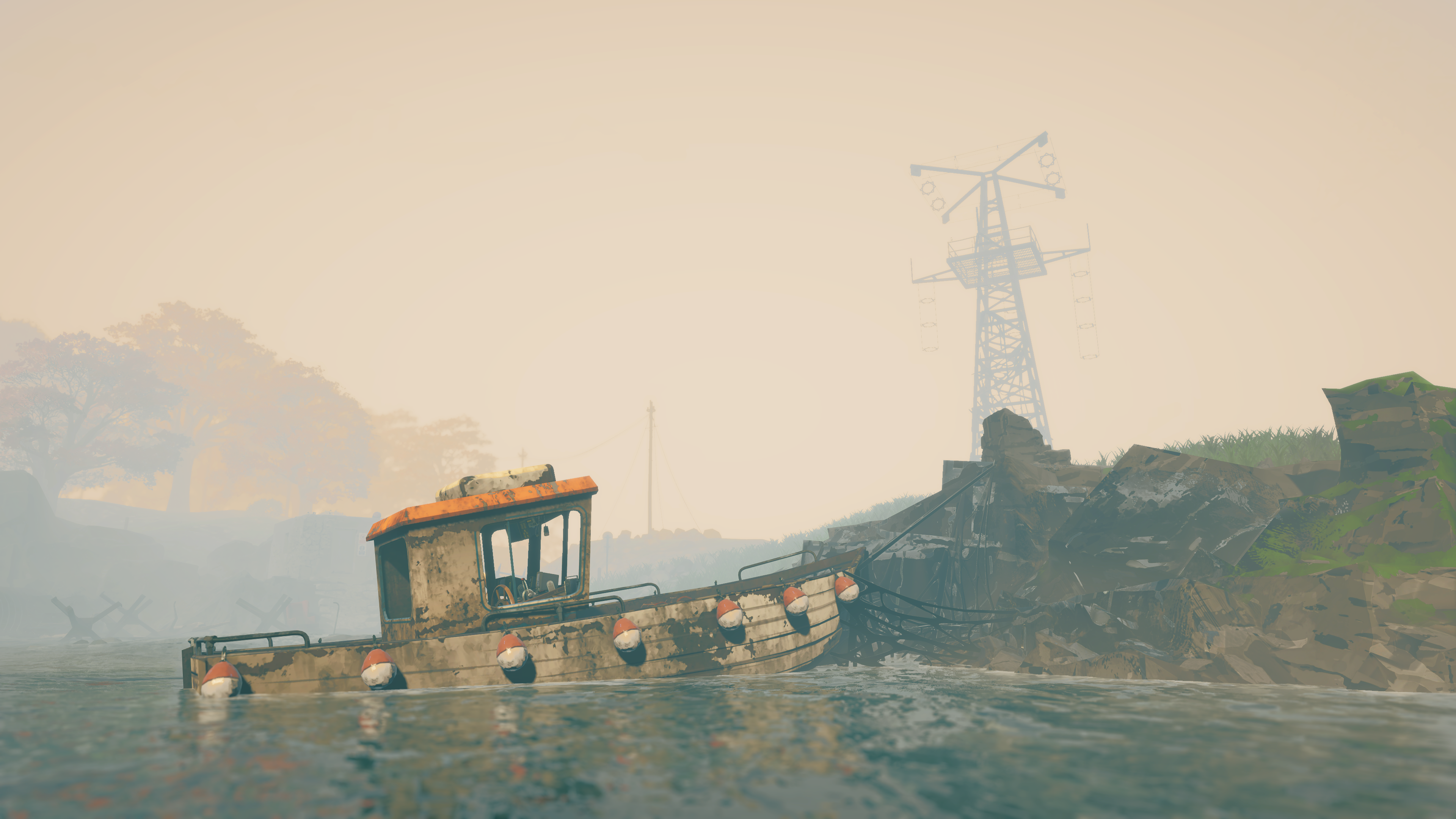 Screenshot from the indie game There are No ghosts at the Grand
