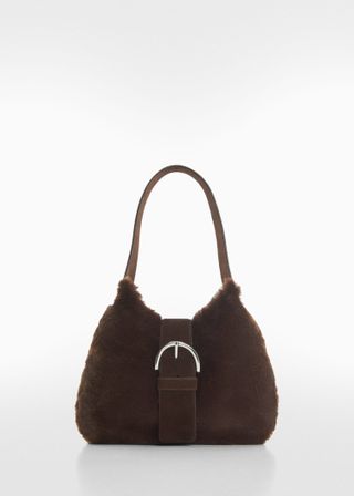 brown furry bag
