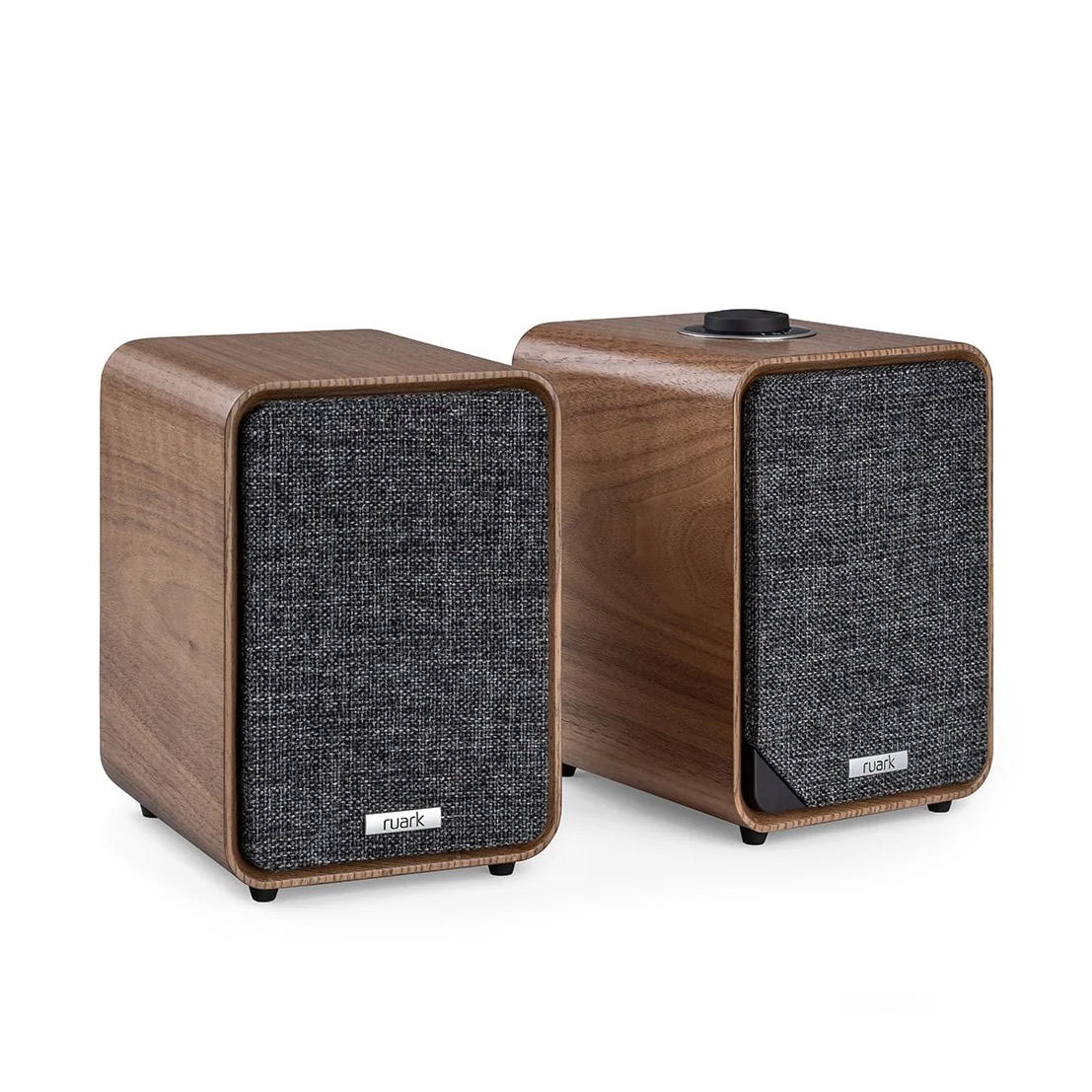 Ruark Audio MR1 MK3 speakers in walnut finish