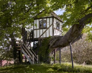 Pitchford Hall, Shropshire. Tree House Photograph: Paul Highnam/Country Life Picture Library