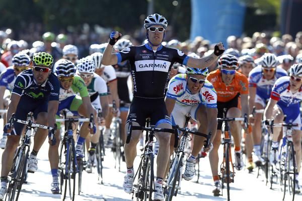 Farrar out-kicked Ventoso and newcomer Marcel Kittel (Skil-Shimano) in Palma