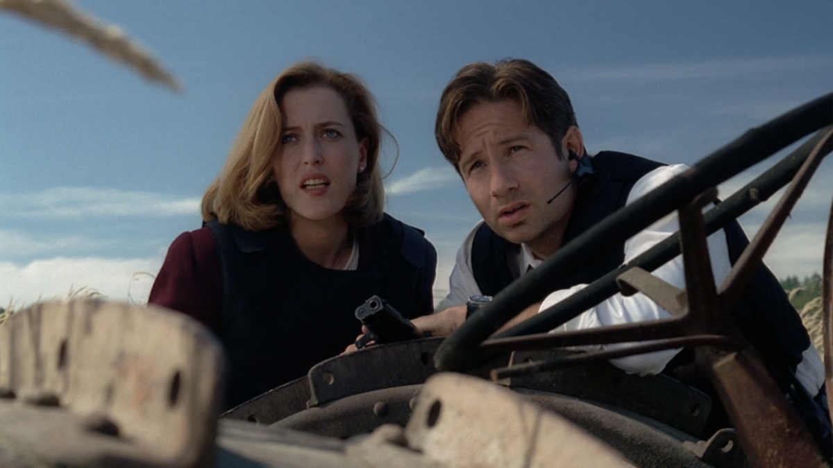 Scully and Mulder in the &quot;Home&quot; episode of The X-Files