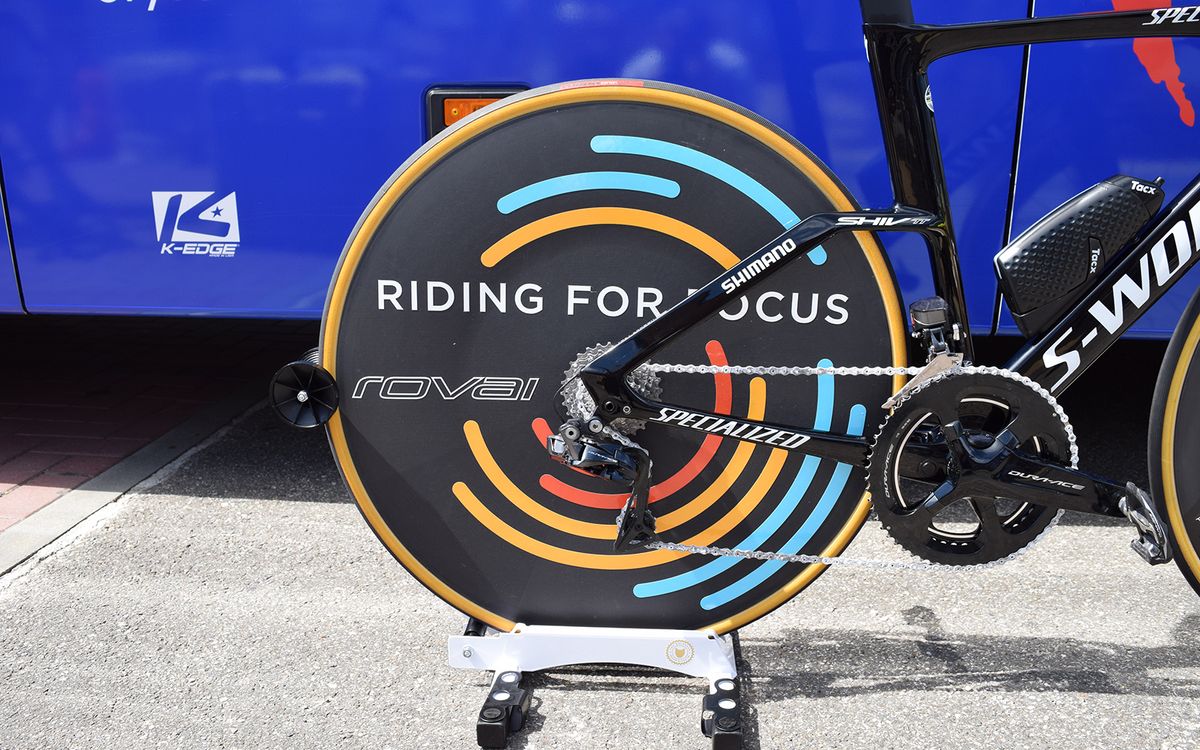 The Roval 321 Disc raises awareness of the Riding For Focus program from Specialized