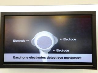 Eye controlled headphones