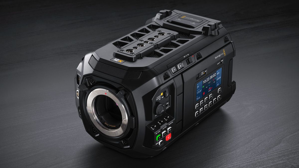 Blackmagic URSA Cine 12K on dark background