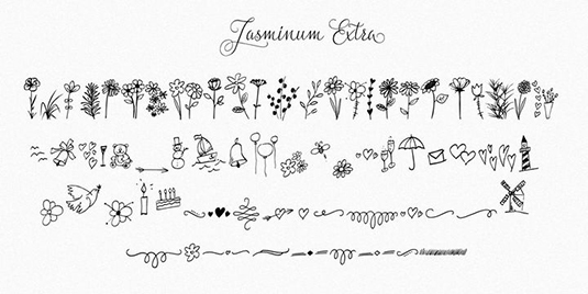 Jasminium font