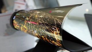 LG curved OLED display