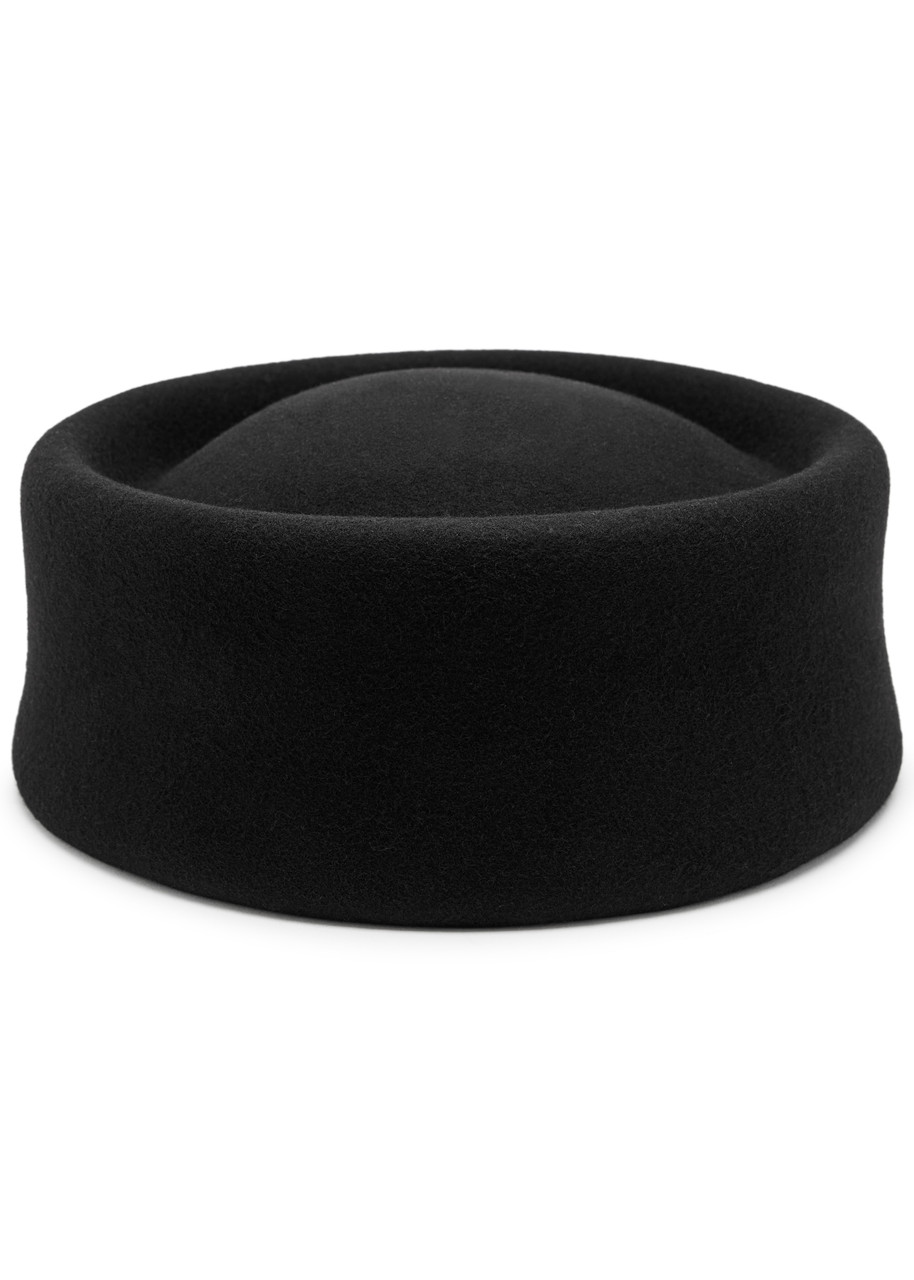 Nightsky Wool Pillbox Hat