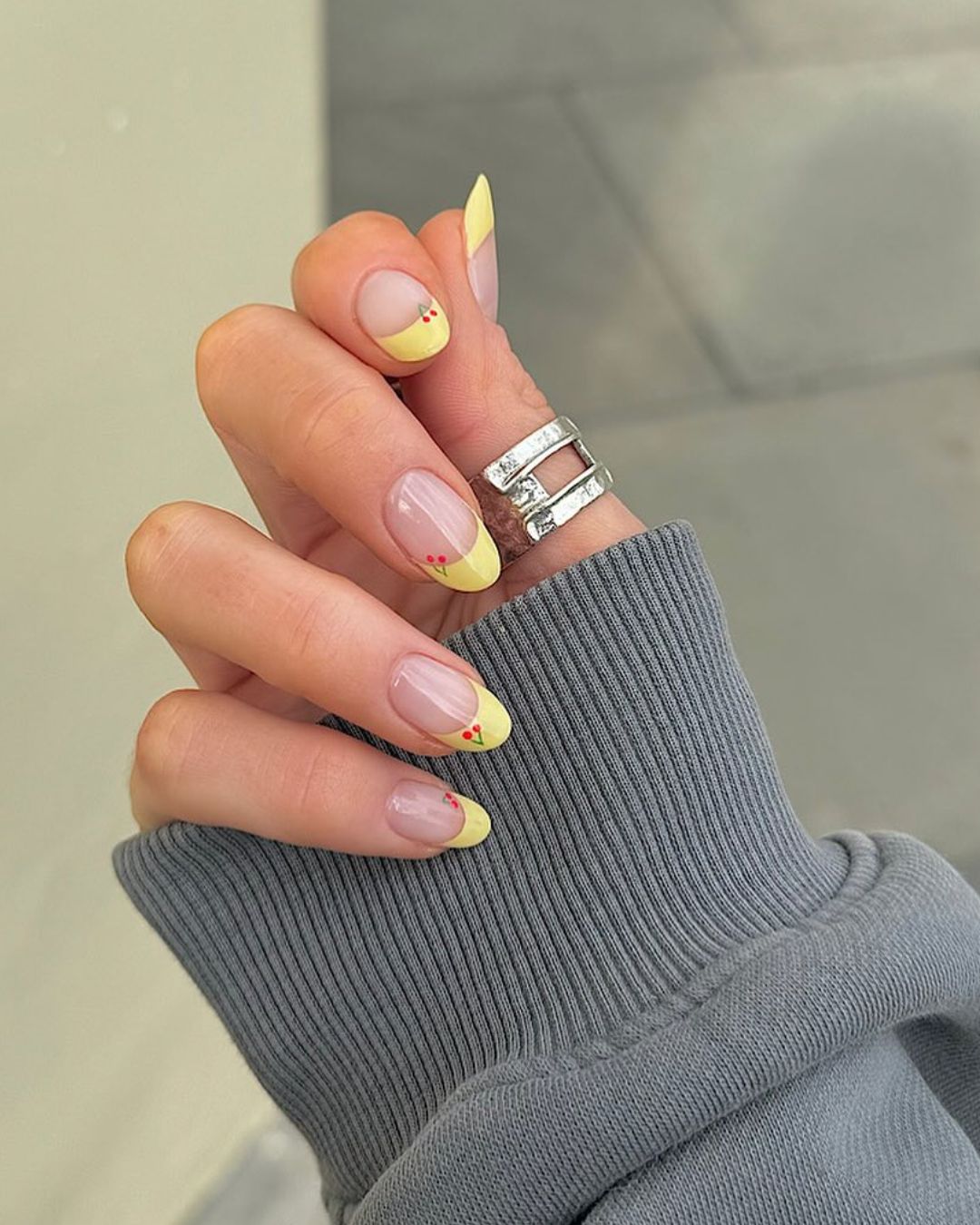 @Studio.east_ Spring French nail tips