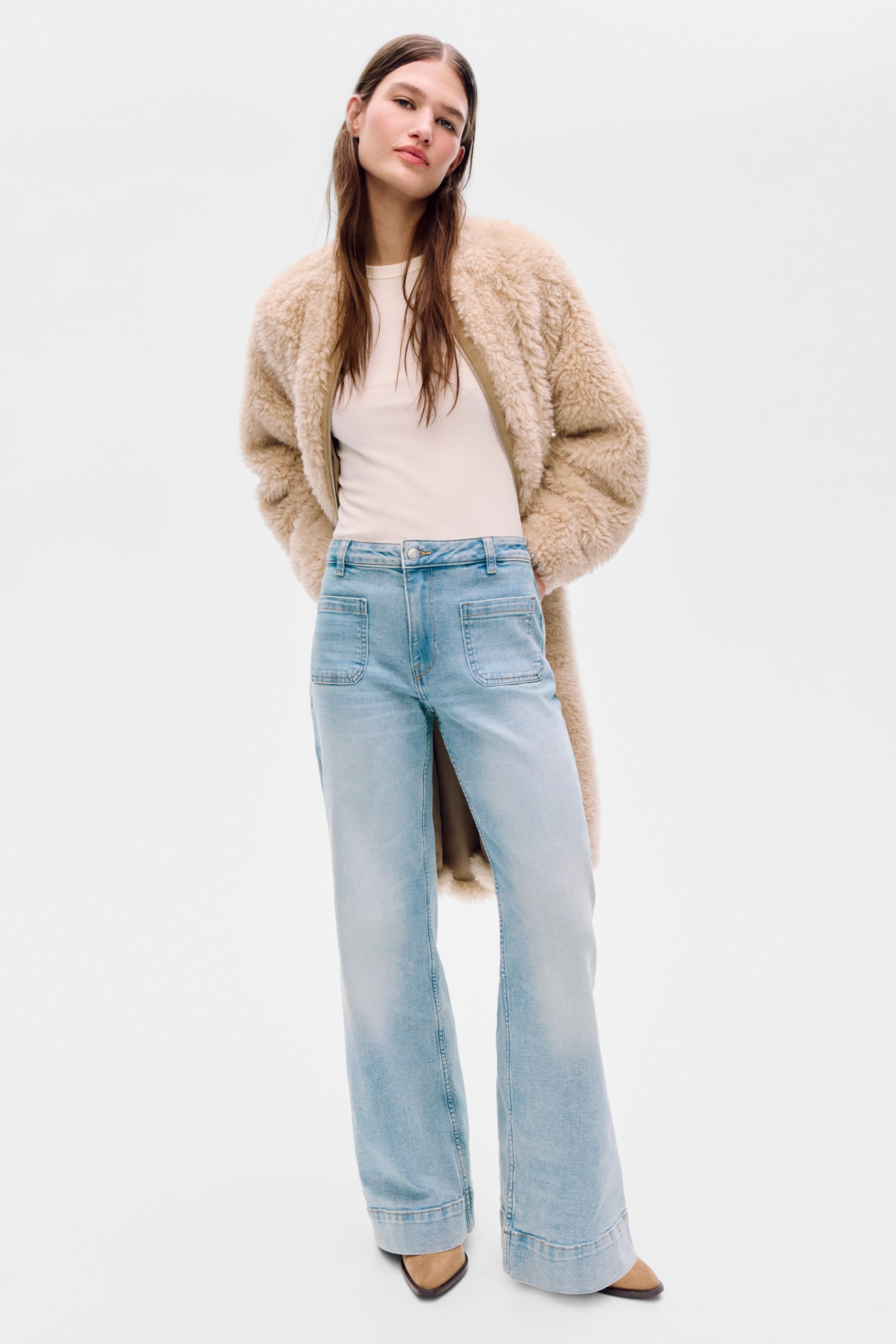 Wide High Waist Jeans