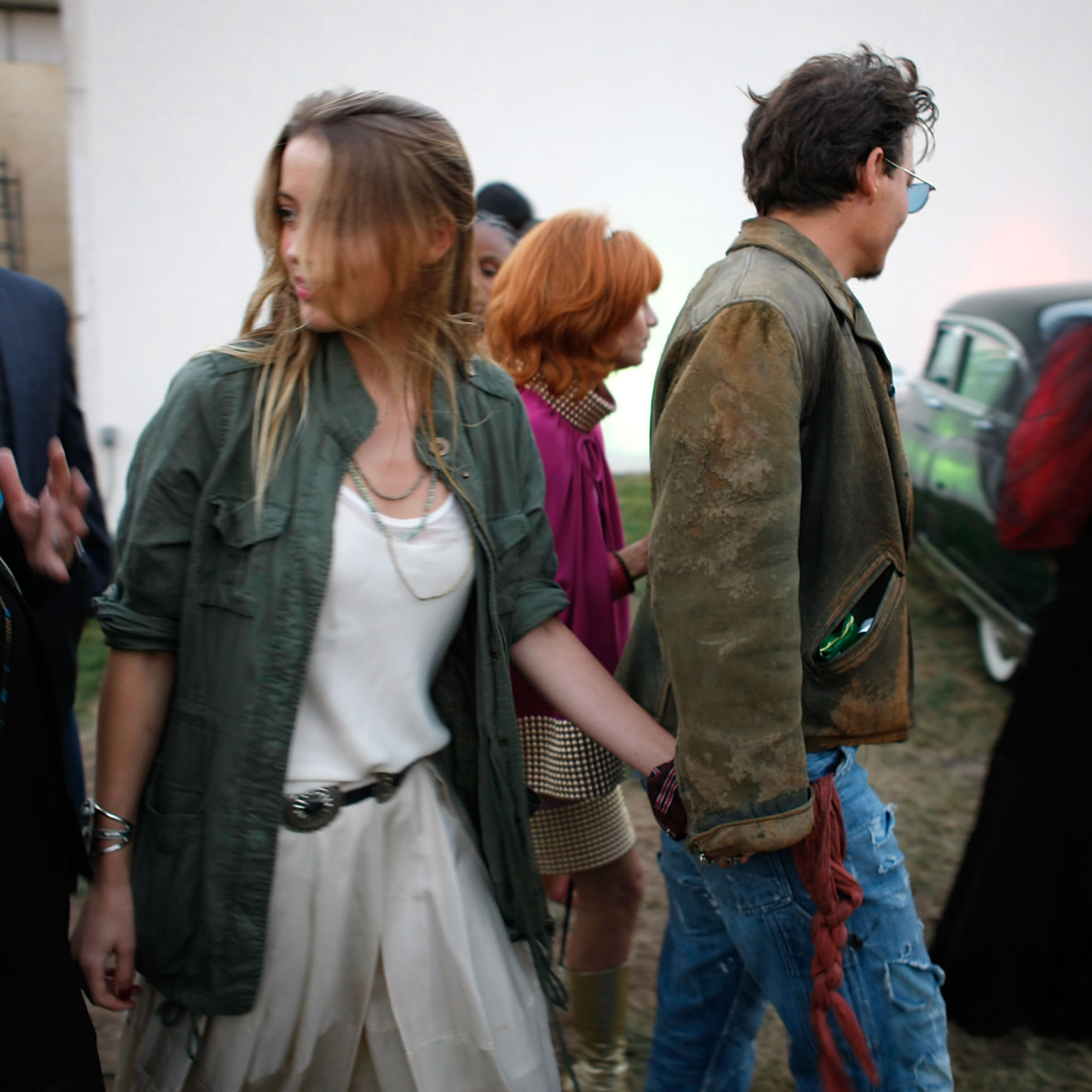 Amber Heard and Johnny Depp at the 9th Annual Johnny Ramone Tribute 2013