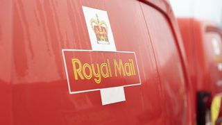 Royal Mail van parked in a fleet