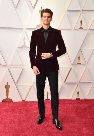 best oscars fashion 2022 andrew garfield