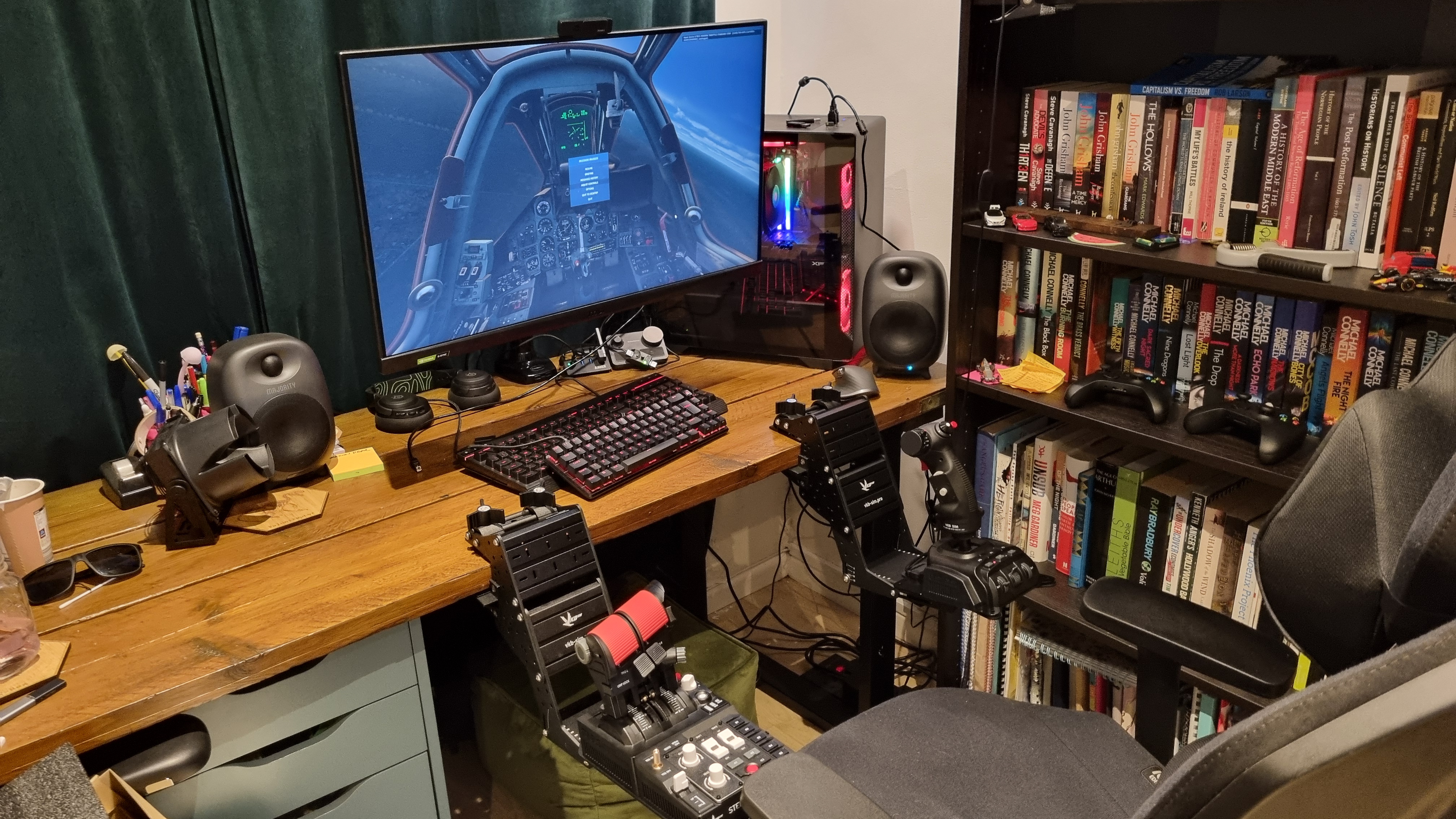 VKB Gladiator NXT EVO F-14 Combat Edition + revisión del sistema de acelerador STECS